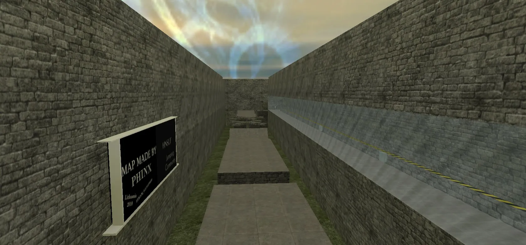 Скриншот  Карта deathrun_unreal для CS 1.6: точки, маршруты, .nav, оптимизация wpoly/epoly