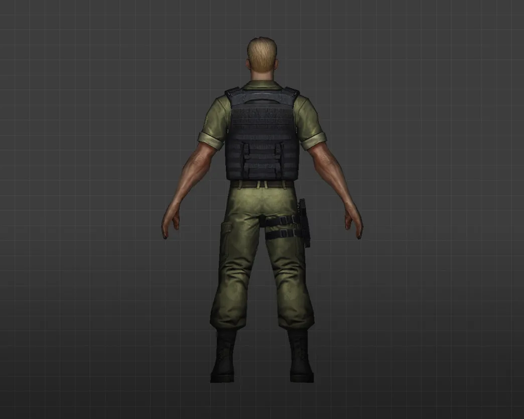 Скриншот Модель «Блондин» для CS 1.6 - Уникальность и Четкость в Игра