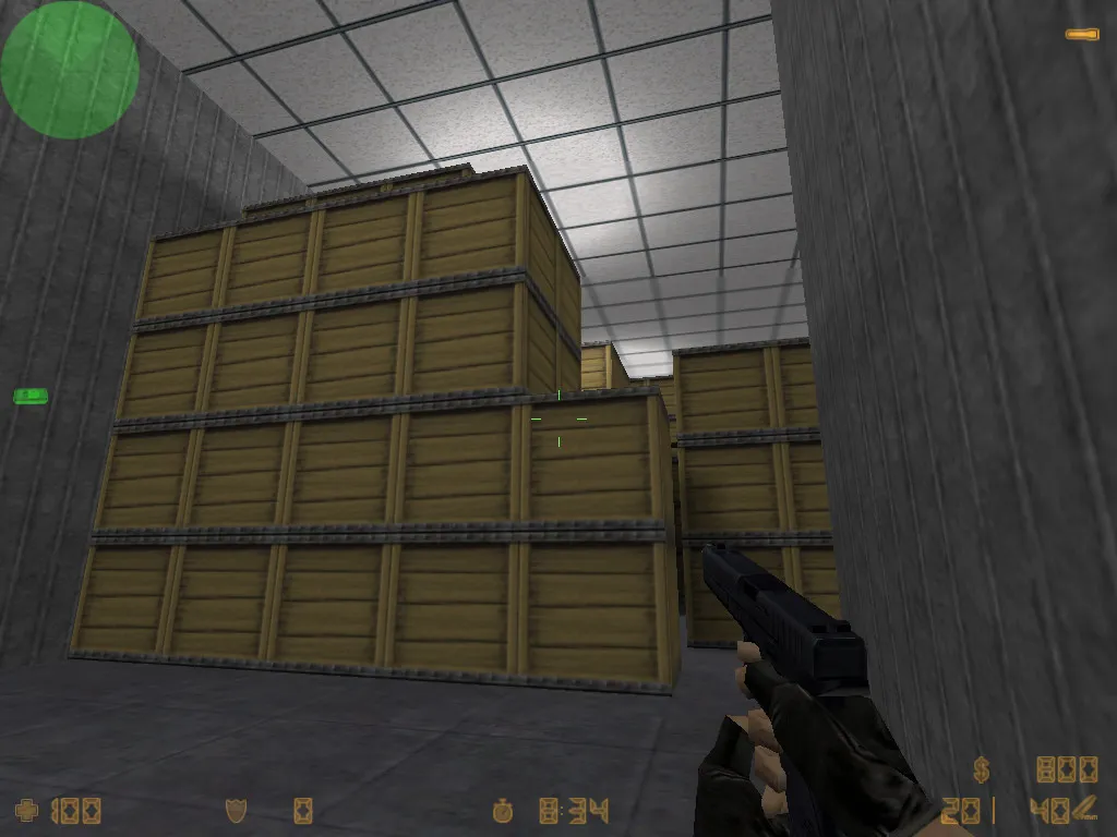 Скриншот  de_crates для CS 1.6: тактика за CT и T, точки, .nav для ботов и оптимизация карты