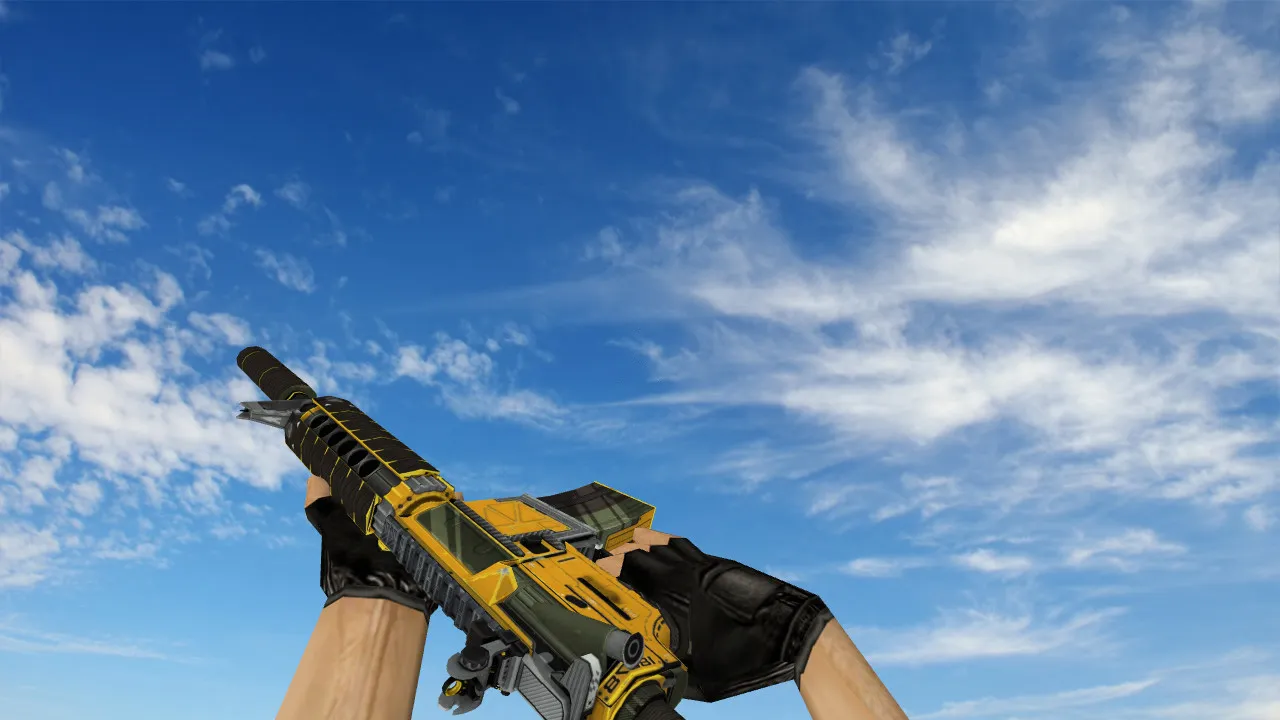 Скриншот Модель M4A4 «Облом» v_ в CS 1.6: p_ w_ оружие, звуки, анимация осмотра, текстуры и качество вида