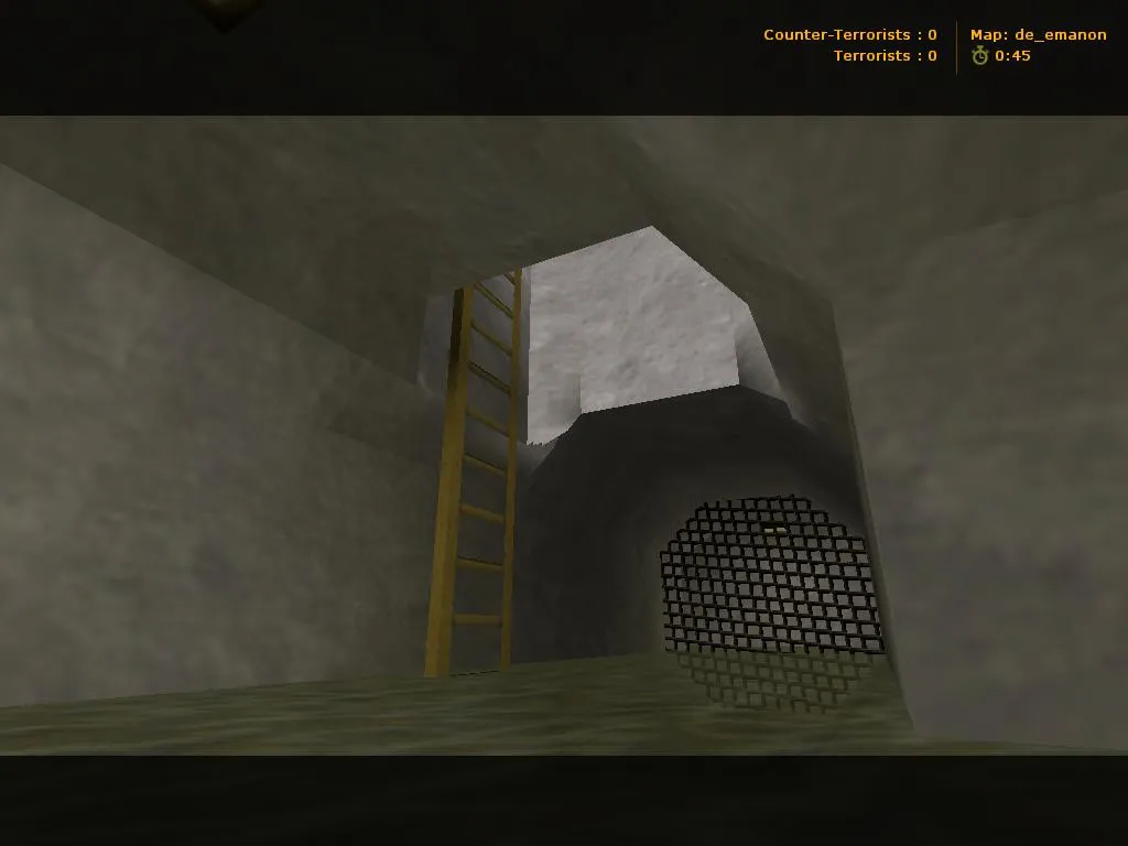 Скриншот Карта de_emanon для CS 1.6: точки, баланс сторон, навигация .nav, оптимизация wpoly/epoly