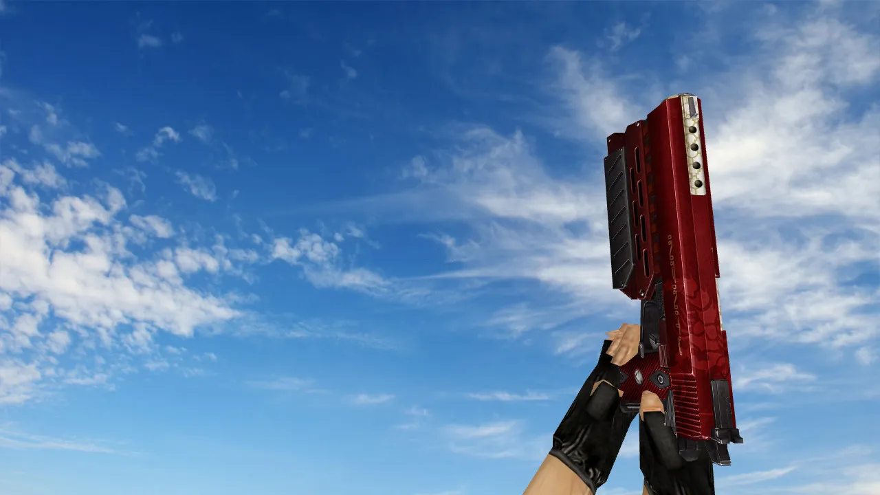 Скриншот Модель «Red Infinity Single» для CS 1.6 - Уникальный Deagle