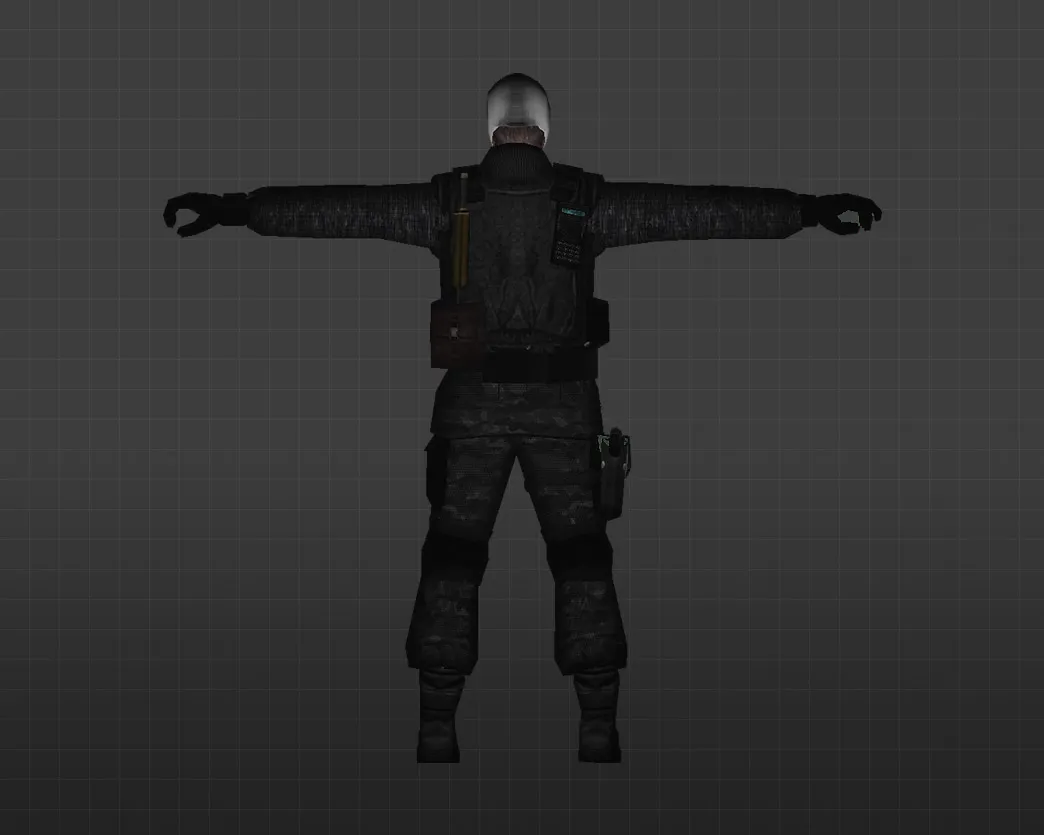 Скриншот Модель «SAS Красноглазый» для CS 1.6 - Уникальная и четкая модель