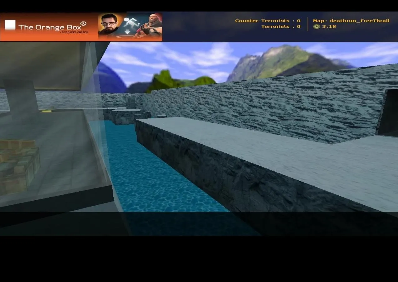 Скриншот Карта «deathrun_freethrall» для CS 1.6