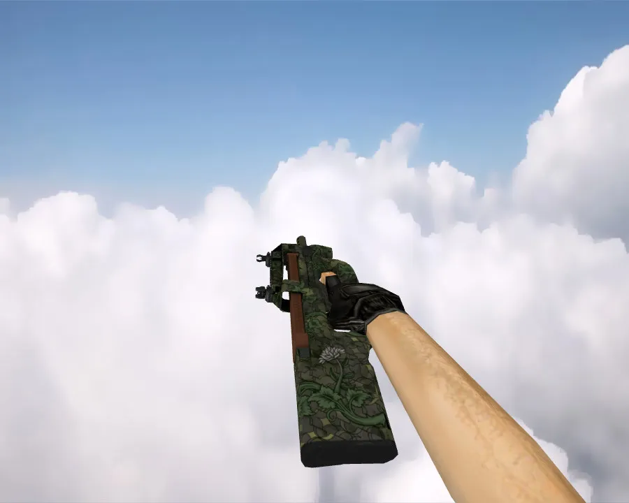 Скриншот P90 | Буйная растительность для CS 1.6 - Модель оружия