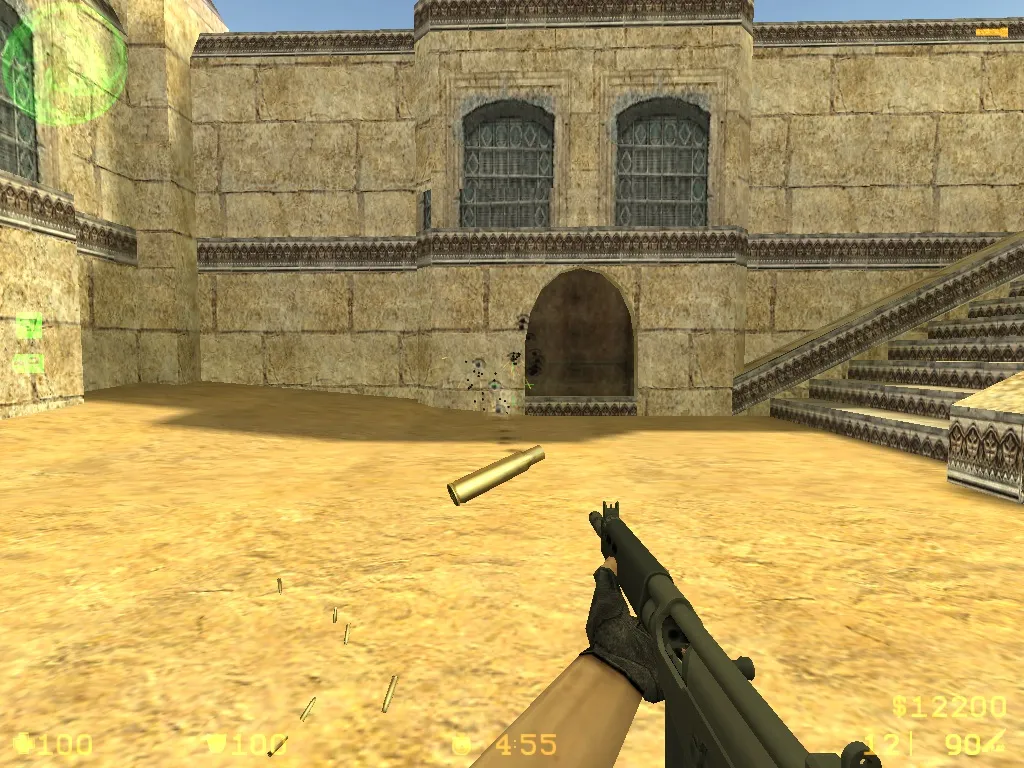 Скриншот Модель «Shell 7.62» для CS 1.6: v_ и p_ файлы, звуки выстрела, анимация осмотра, качество текстур