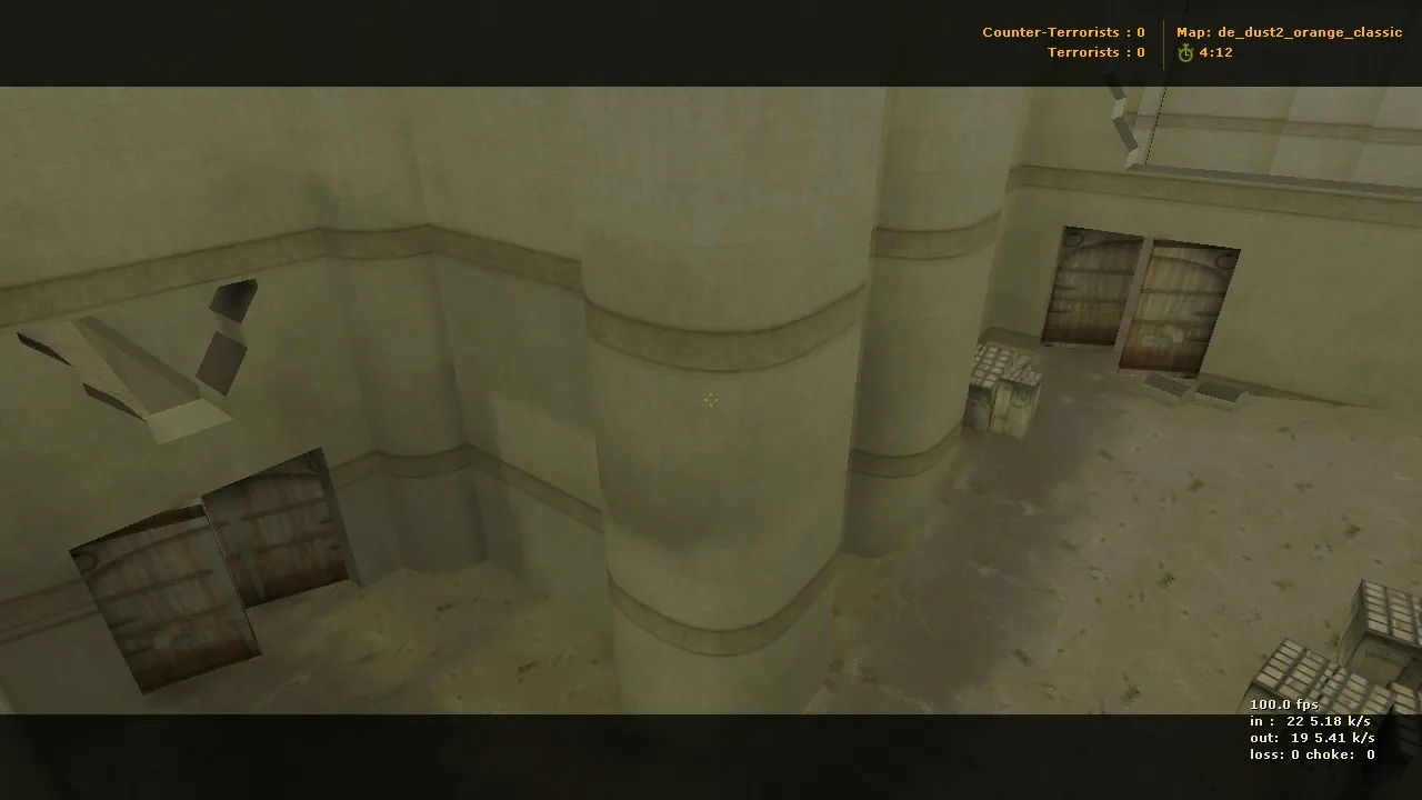 Скриншот  de_dust2_orange_classic для CS 1.6: карта DE, точки, баланс сторон и оптимизация