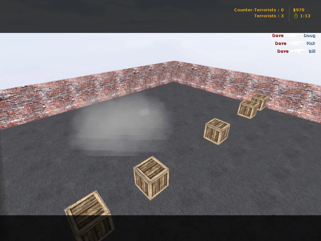 Скриншот  de_boxparty для CS 1.6: тактики, точки, боты .nav и оптимизация wpoly/epoly
