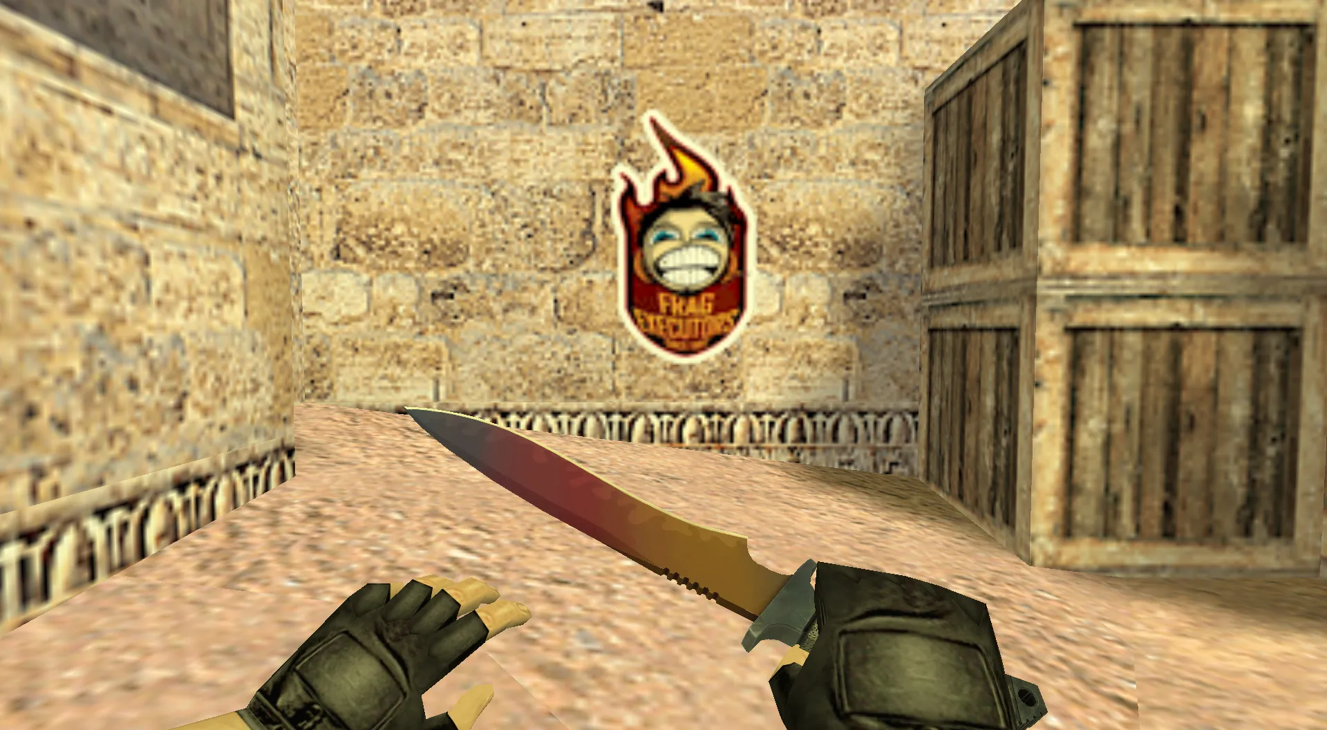 Скриншот Граффити «Frag eXecutors Logo» для CS 1.6 - Уникальное искусство киберспорта