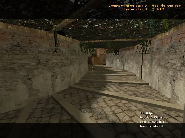 Скриншот  de_cup_rpm карта для CS 1.6: тактика T/CT, точки, .nav, оптимизация wpoly/epoly
