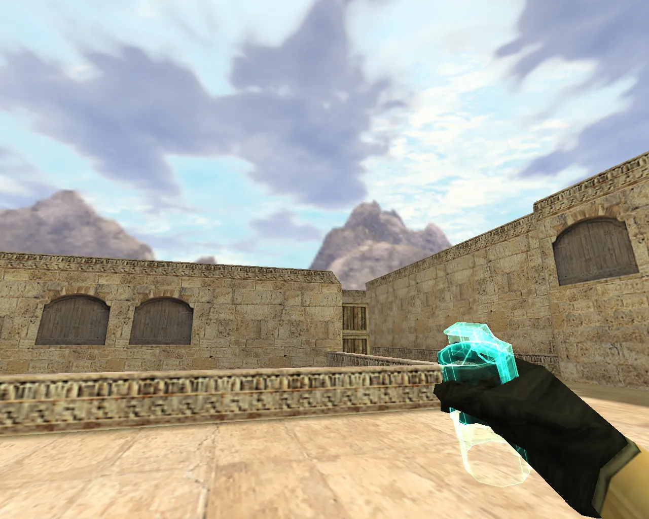 Скриншот Модель «Прозрачные гранаты ТРОН» v_ для CS 1.6: звуки, анимация осмотра, текстуры и v/p/w модели под гранаты