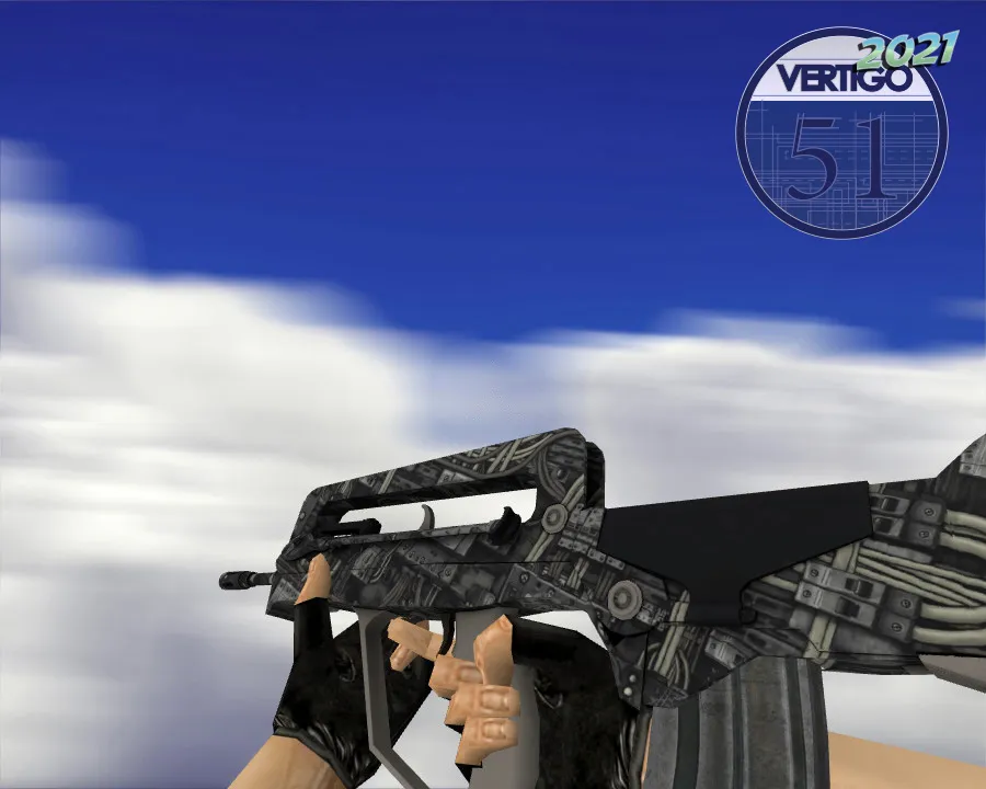 Скриншот  Пак скинов «Vertigo 2021» для CS 1.6: v_ p_ w_ модели оружия, звуки и осмотр