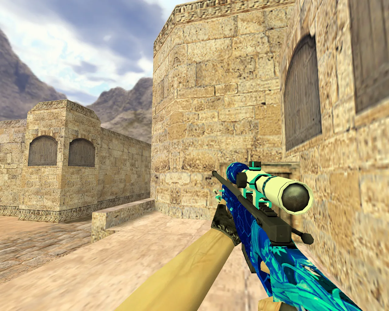 Скриншот Модель AWP Мику для CS 1.6 – уникальный скин для оружия