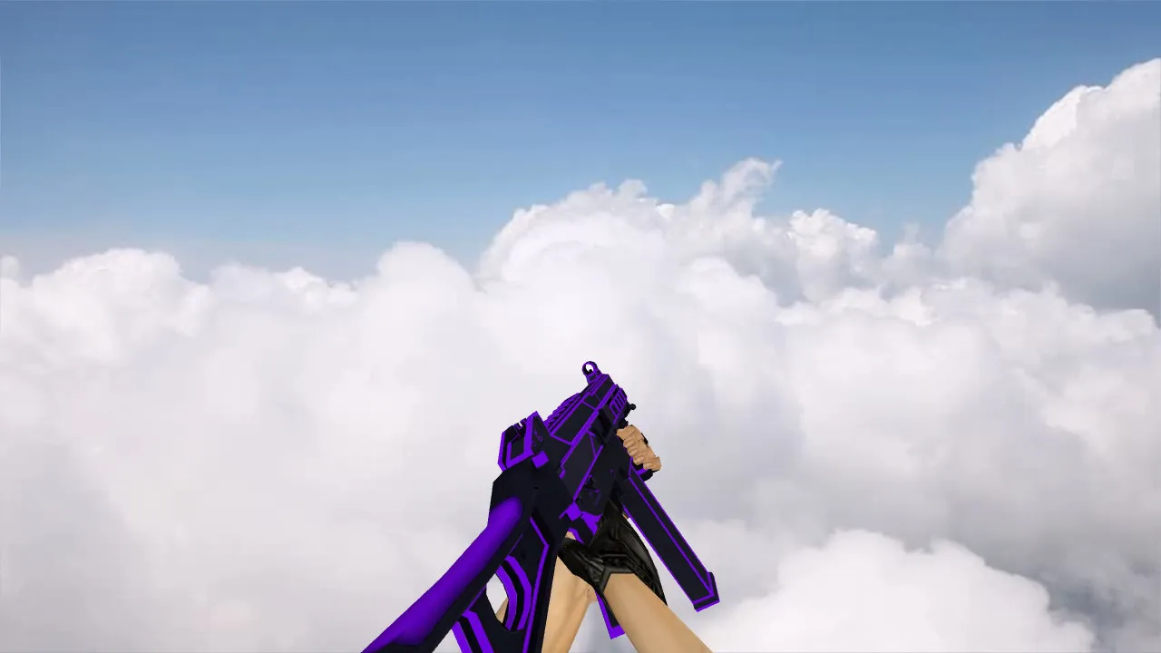 Скриншот Модель UMP-45 Bee Sting Purple для CS 1.6