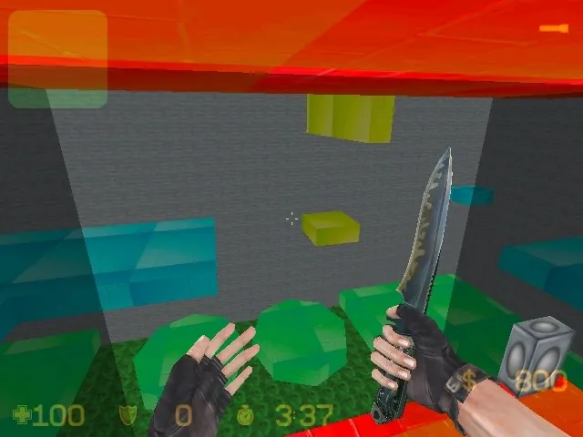 Скриншот  deathrun_impossible для CS 1.6: карта deathrun, точки, раунды и настройка ботов