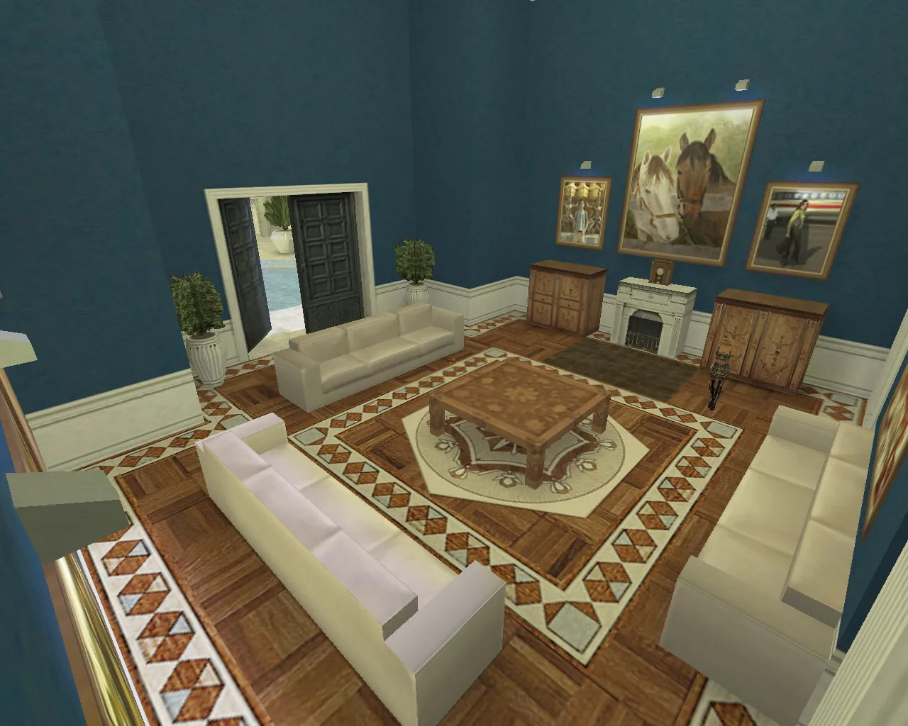 Скриншот  cs_belair для CS 1.6: карта, точки, тактика сторон и навигация ботов