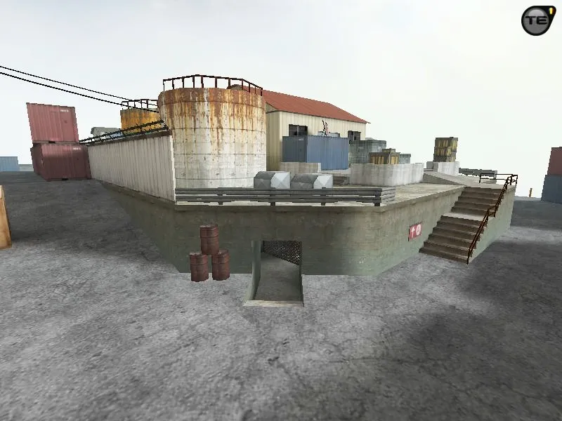 Скриншот  Карта css_port для CS 1.6: точки, баланс сторон, .nav для ботов и оптимизация wpoly/epoly