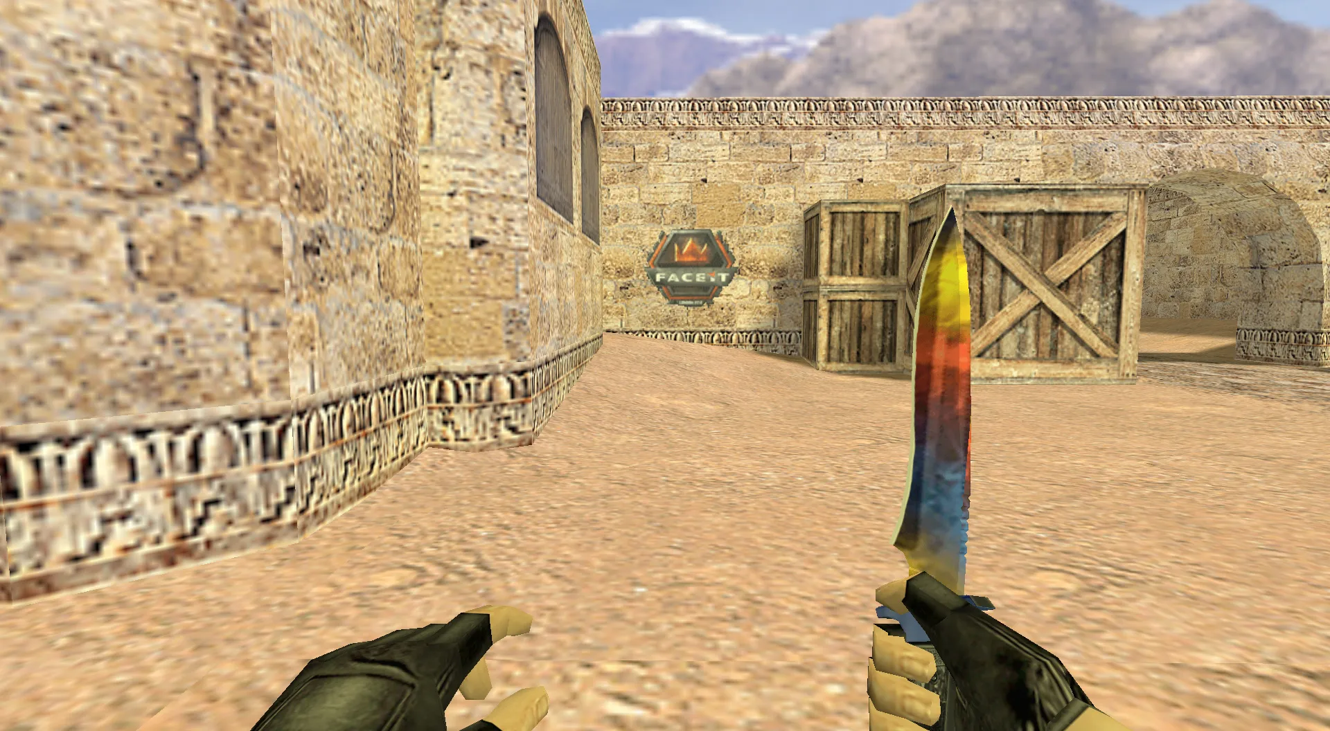 Скриншот Граффити FACEIT | London 2018 для CS 1.6 - Уникальный стиль для вашей игры