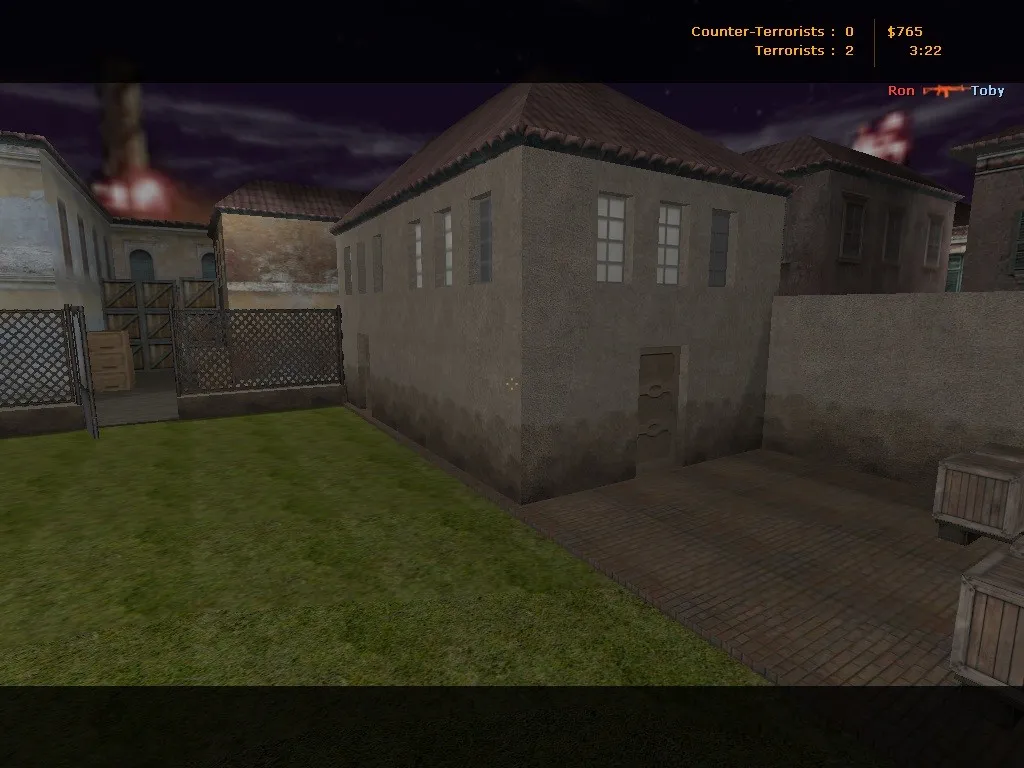 Скриншот  Карта de_tiburon для CS 1.6 – тактическая карта с уникальными особенностями