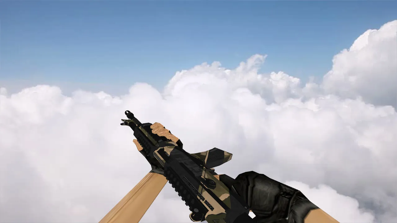 Скриншот Модель «Galil Чёрный песок» для CS 1.6: Скачай сейчас