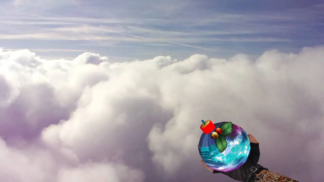 Скриншот Модель «Xmas Ball Grenade» для CS 1.6: v_ p_ w_ модели, звуки, анимация осмотра, текстуры и настройка без вирусов