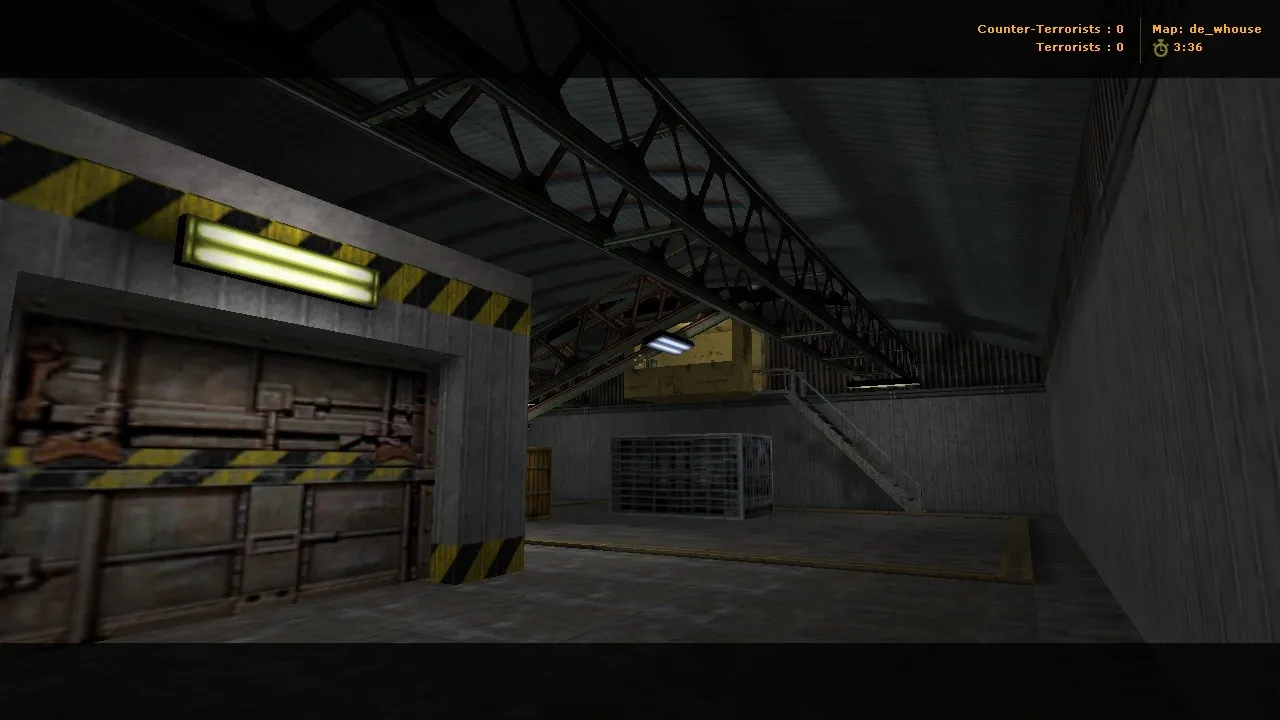 Скриншот Карта de_whouse для CS 1.6: оптимизация и тактика