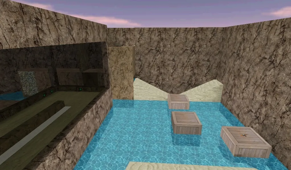 Скриншот  deathrun_ratex для CS 1.6: тактики за CT и T, управление раундами, навигация для ботов