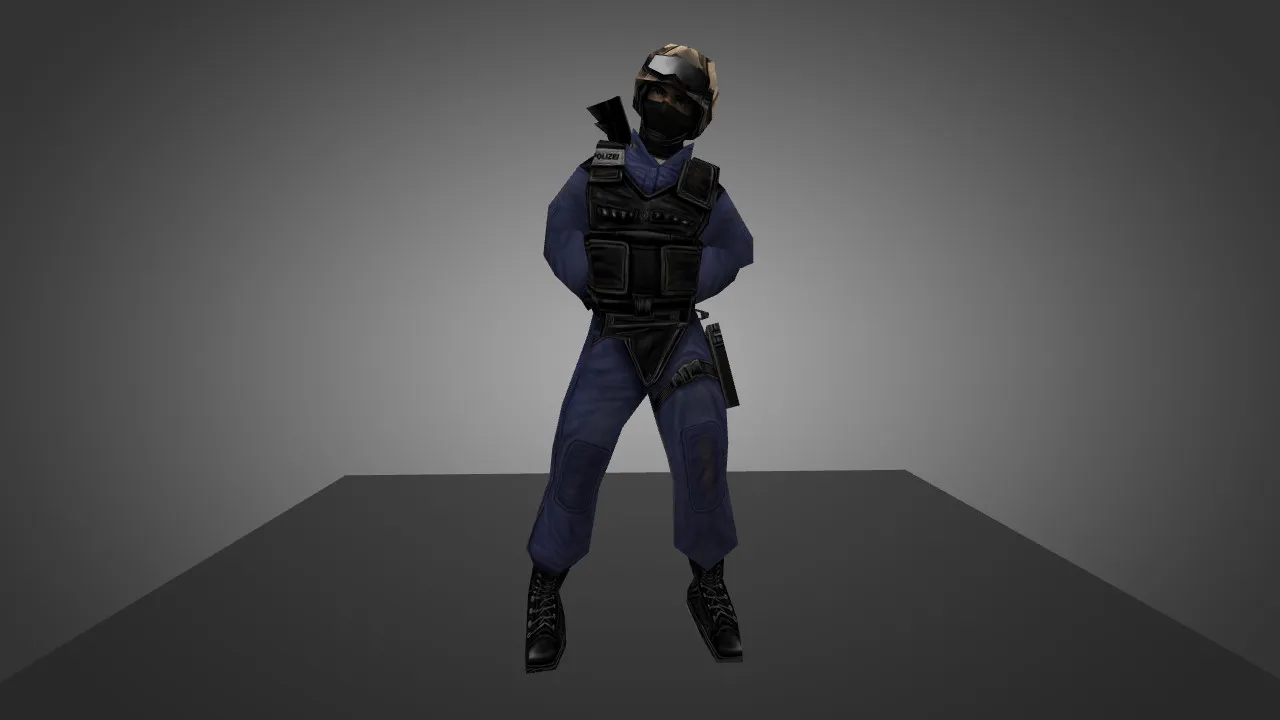 Скриншот Модель «Gsg9 Gangnam style» для CS 1.6 - Уникальный скин для игроков