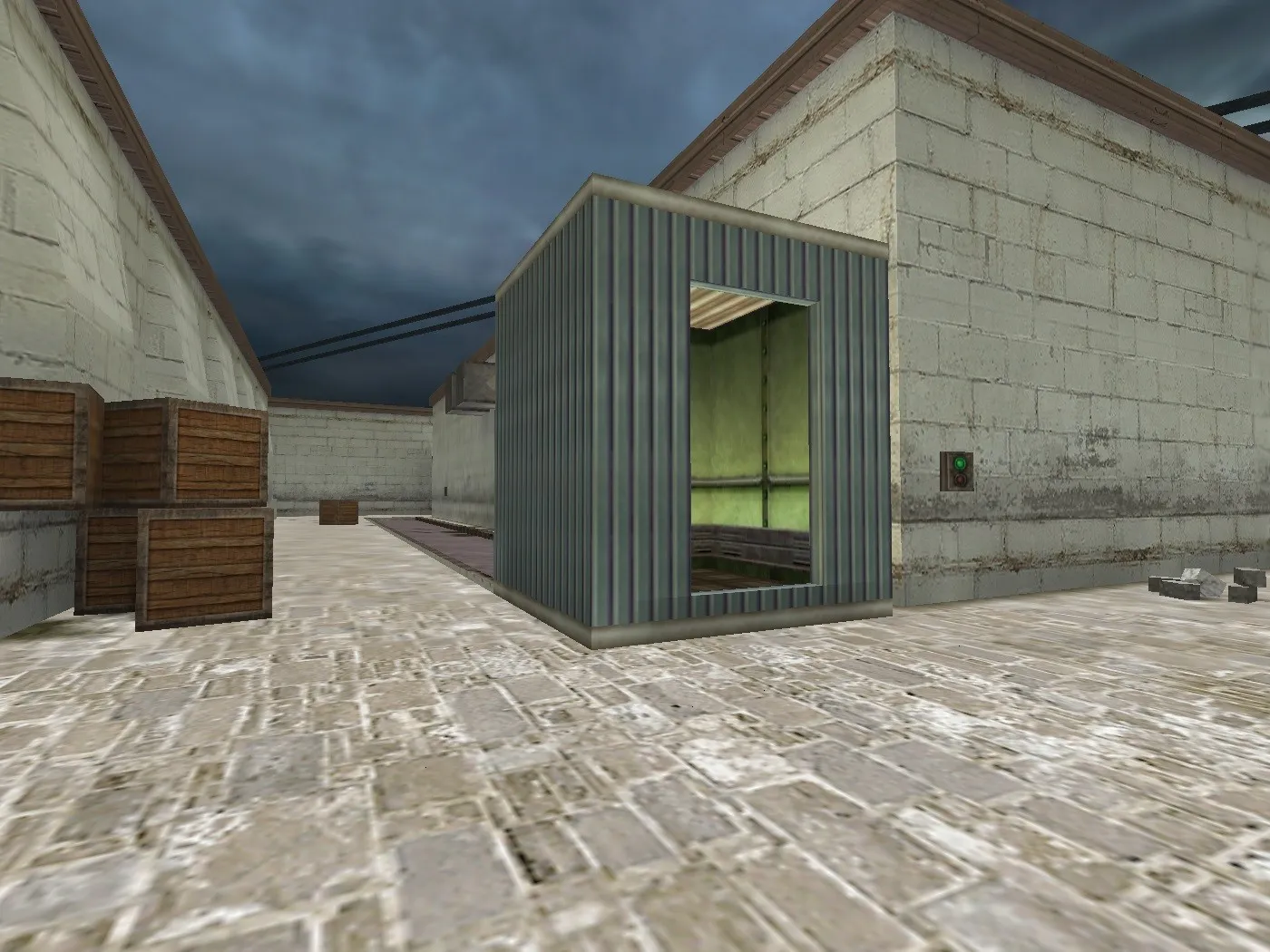 Скриншот Карта de_bourne для CS 1.6: тактика за CT и T, точки на карте, .nav для ботов, оптимизация wpoly/epoly