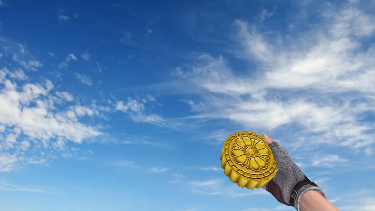 Скриншот Модель «Lunar Cake Grenade» для CS 1.6: v_ p_ w_ модели, звуки, анимация осмотра и качество текстур