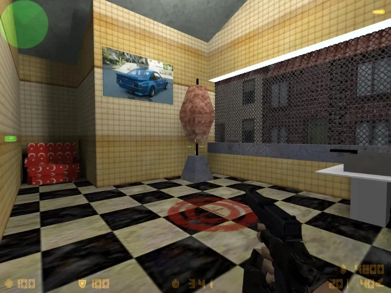 Скриншот  Карта de_doener для CS 1.6: точки, баланс сторон, .nav для ботов и оптимизация