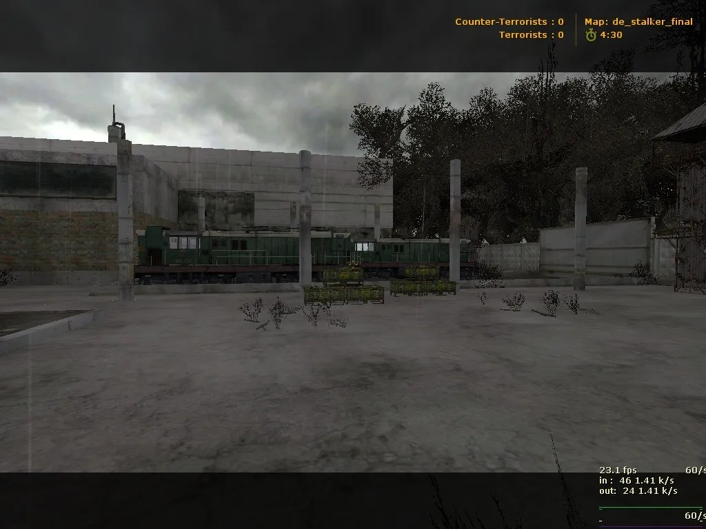 Скриншот  Карта de_stalker_final для CS 1.6 - тактические возможности и детали