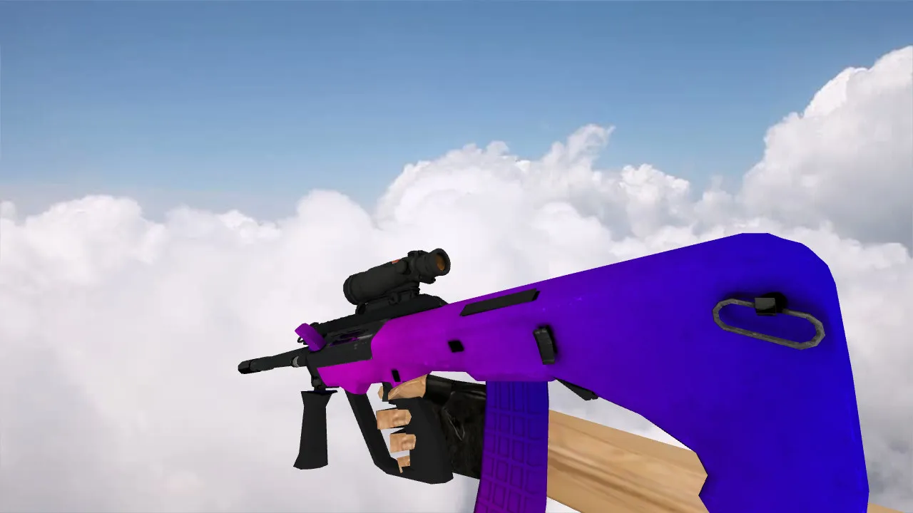 Скриншот Модель «AUG Redux» для CS 1.6 - Качественные текстуры и анимации