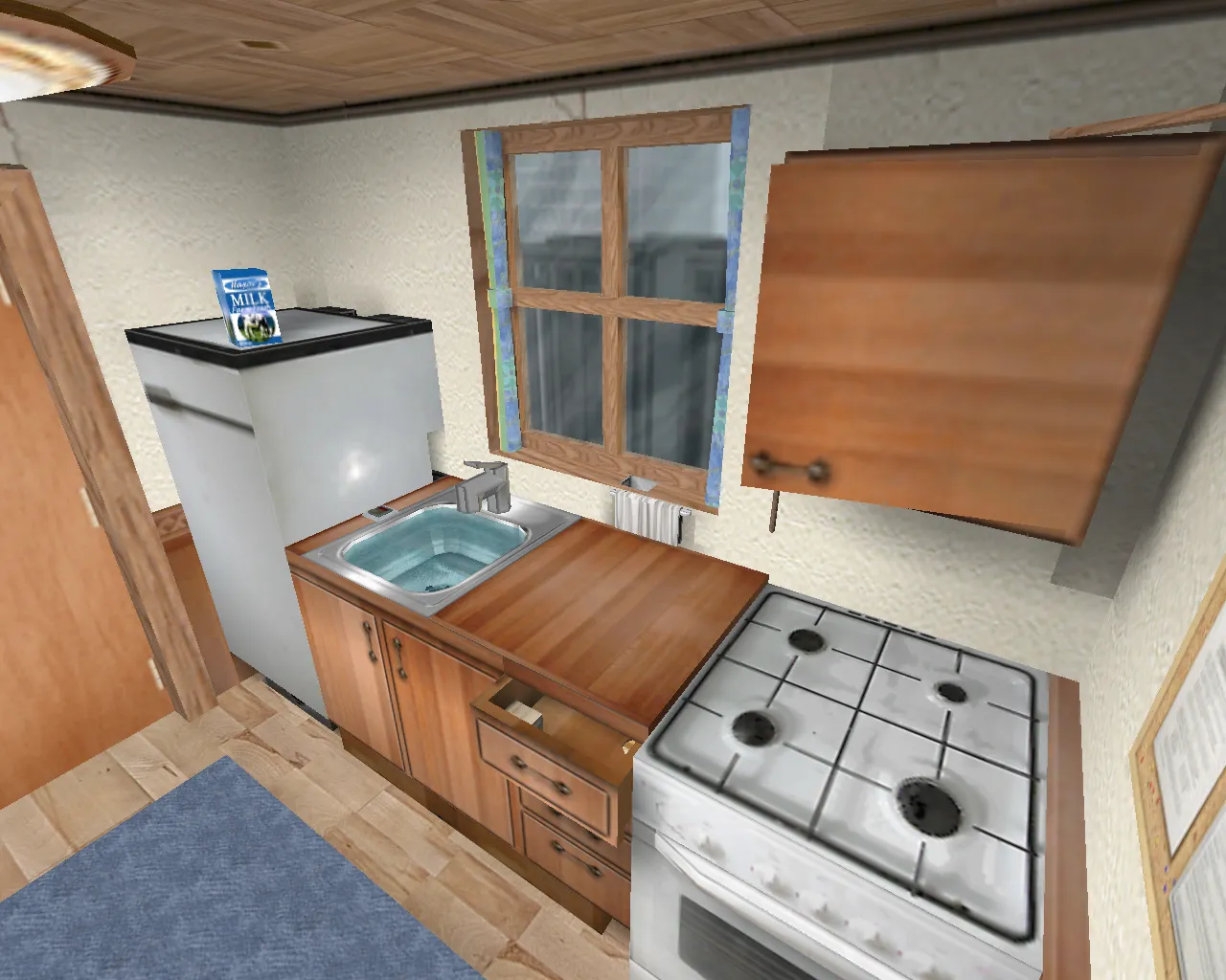 Скриншот  Карта de_rats_1337 для CS 1.6 - Тактический обзор и особенности