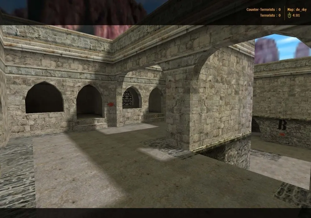Скриншот  Карта de_rky для CS 1.6: подробный обзор и тактики
