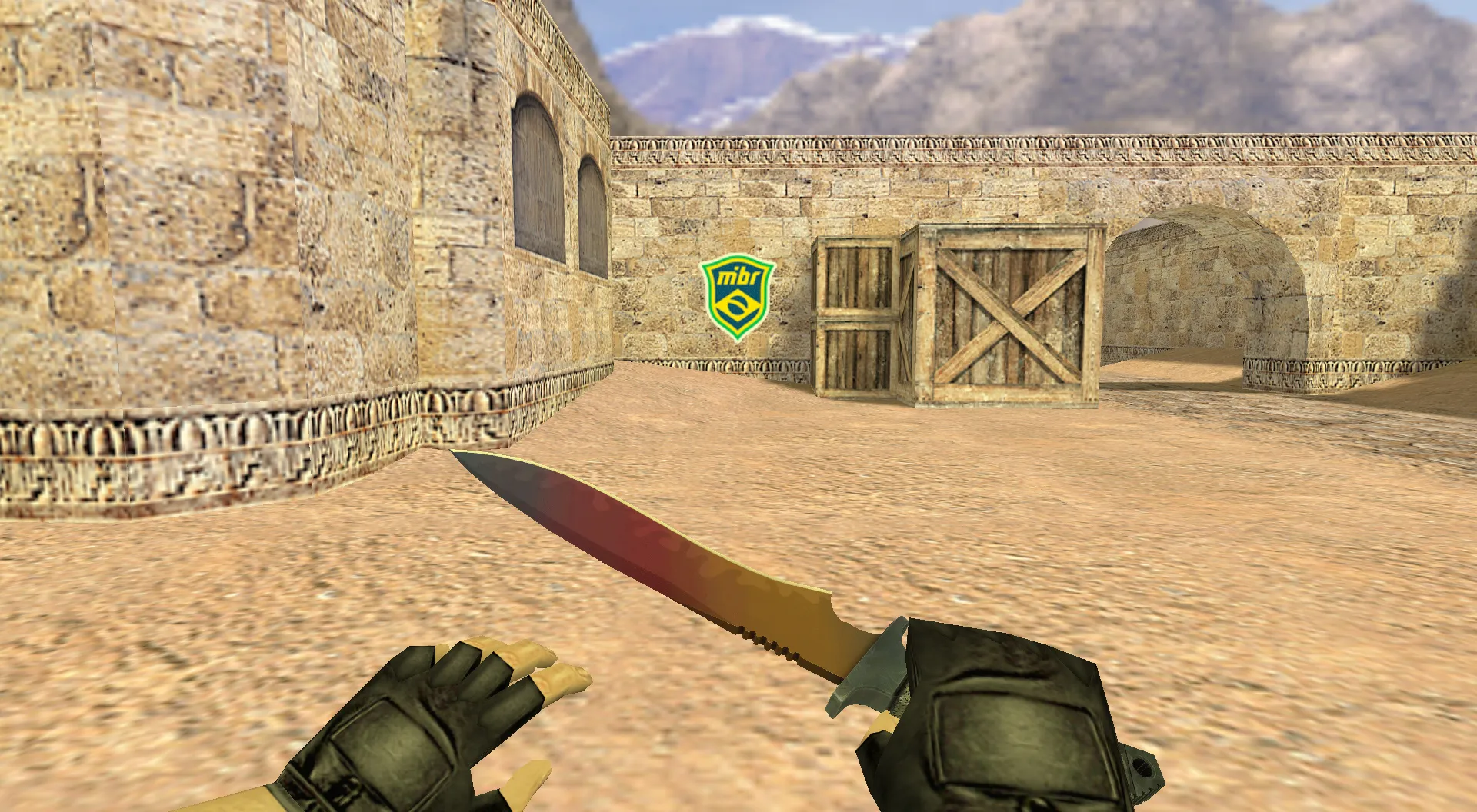 Скриншот Граффити «MiBR New Logo» для CS 1.6 - Киберспорт