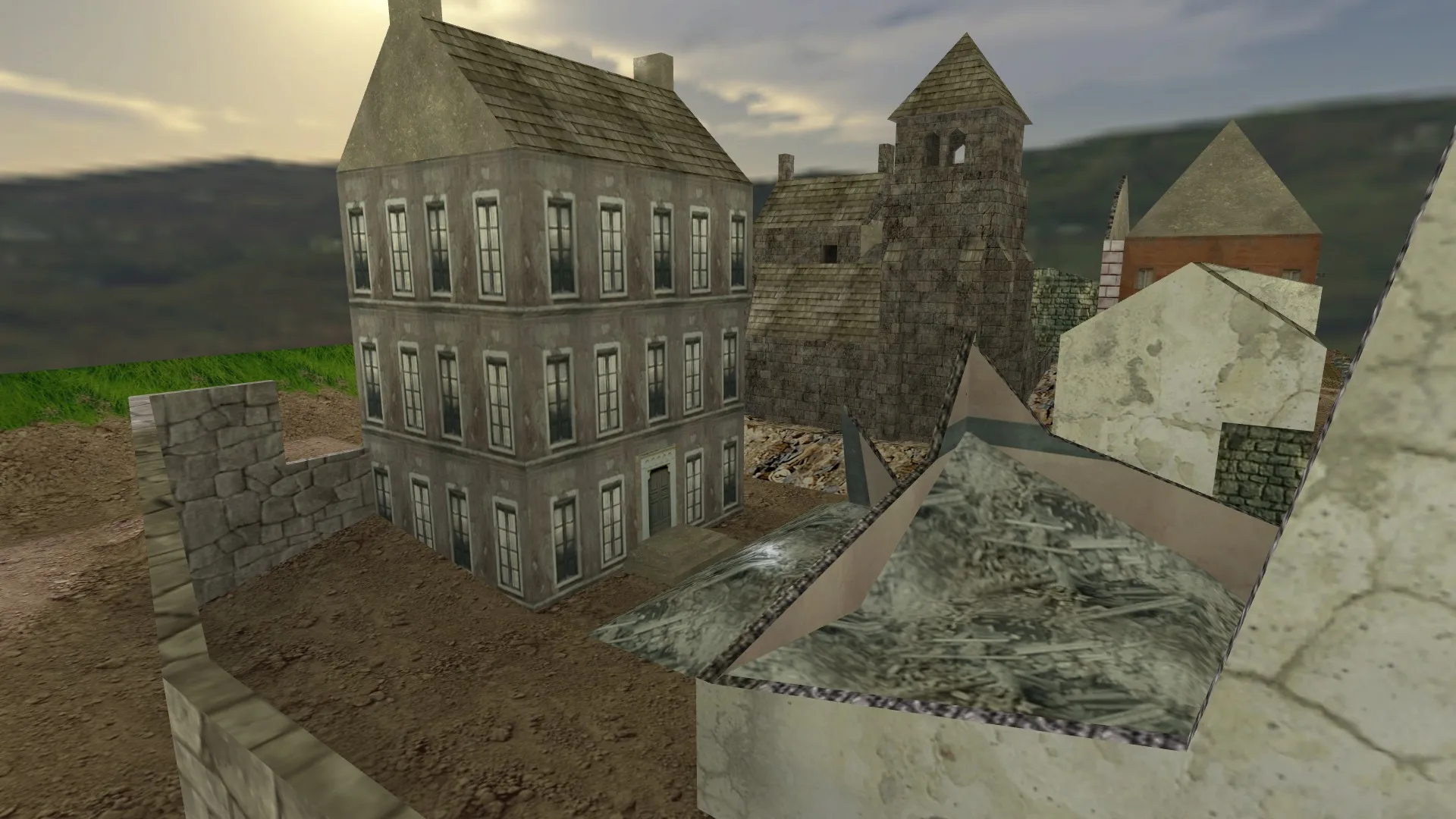 Скриншот  Карта de_nmramelle для CS 1.6 - подробный обзор и тактика