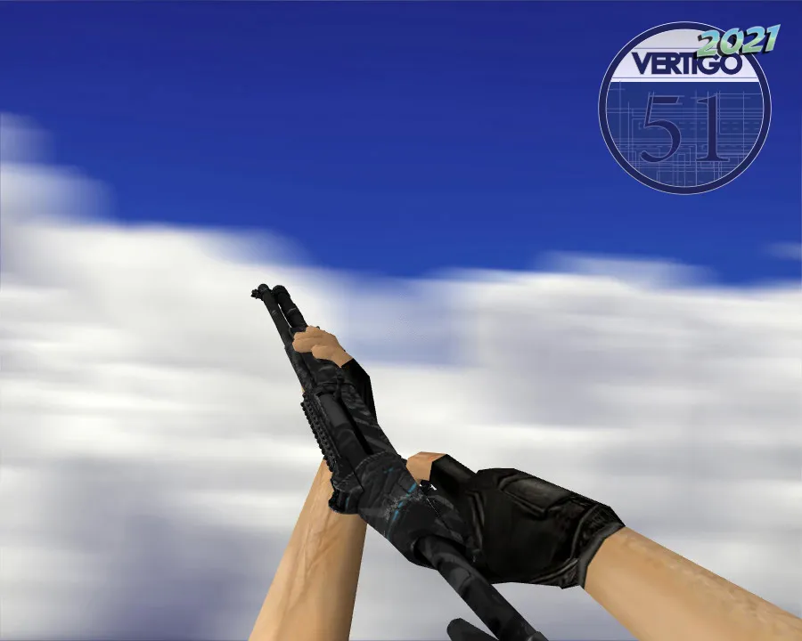 Скриншот XM1014 | Синие покрышки (Blue Tire) для CS 1.6