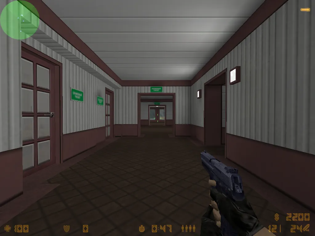 Скриншот  Карта cs_office_2008 для CS 1.6: баланс сторон, точки, тактика, .nav и оптимизация