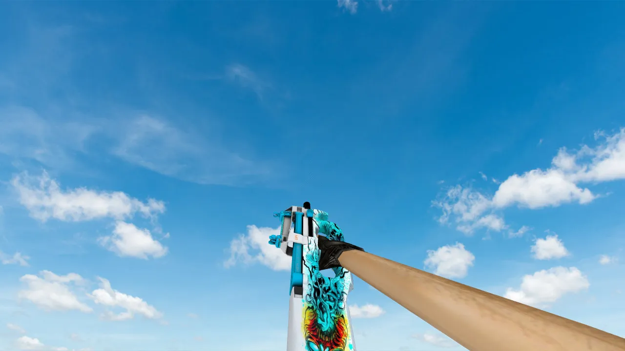 Скриншот Модель «P90 Vladem Skull» для CS 1.6: качай прямо сейчас