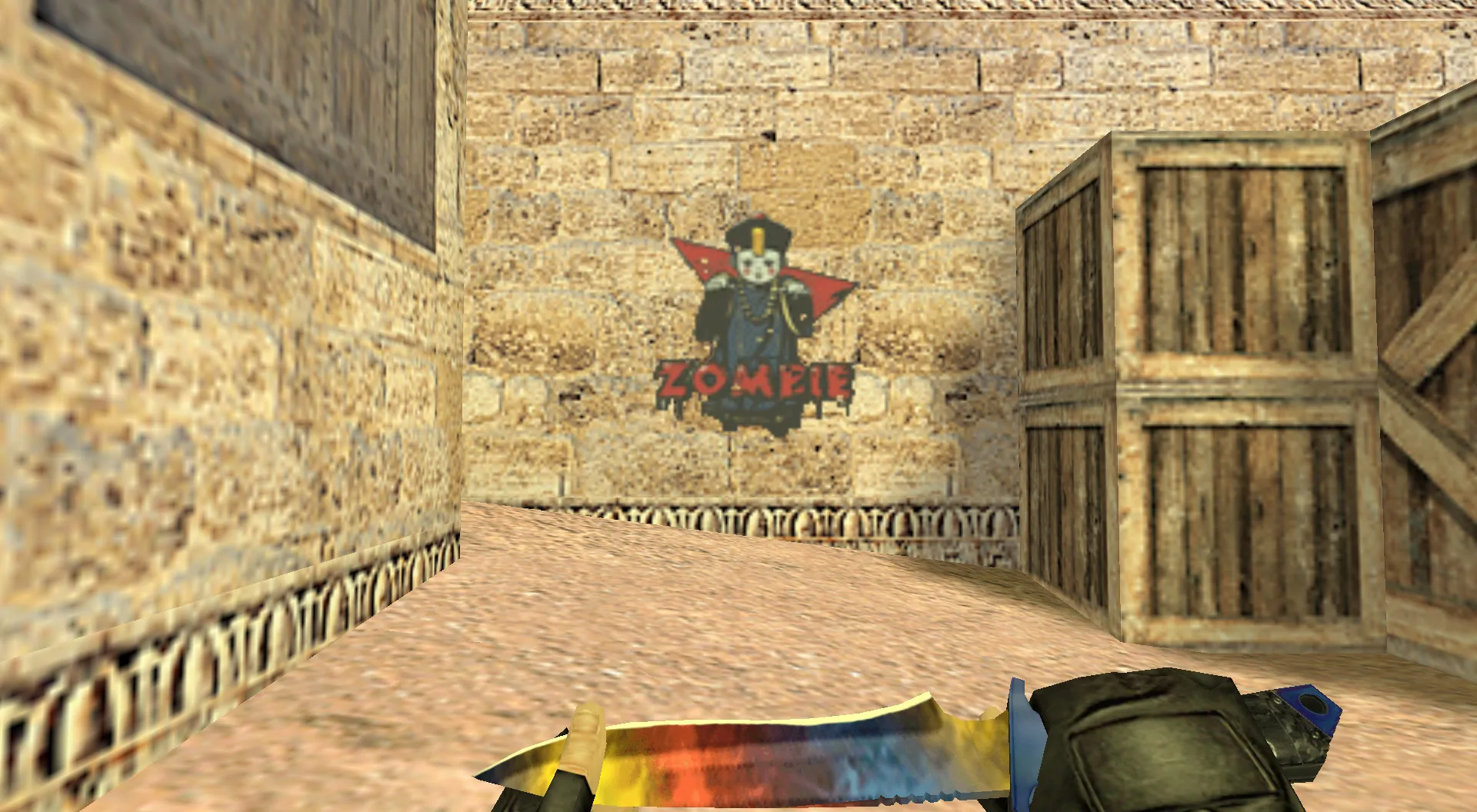 Скриншот Граффити «Зомби» для CS 1.6 - Уникальные графические элементы