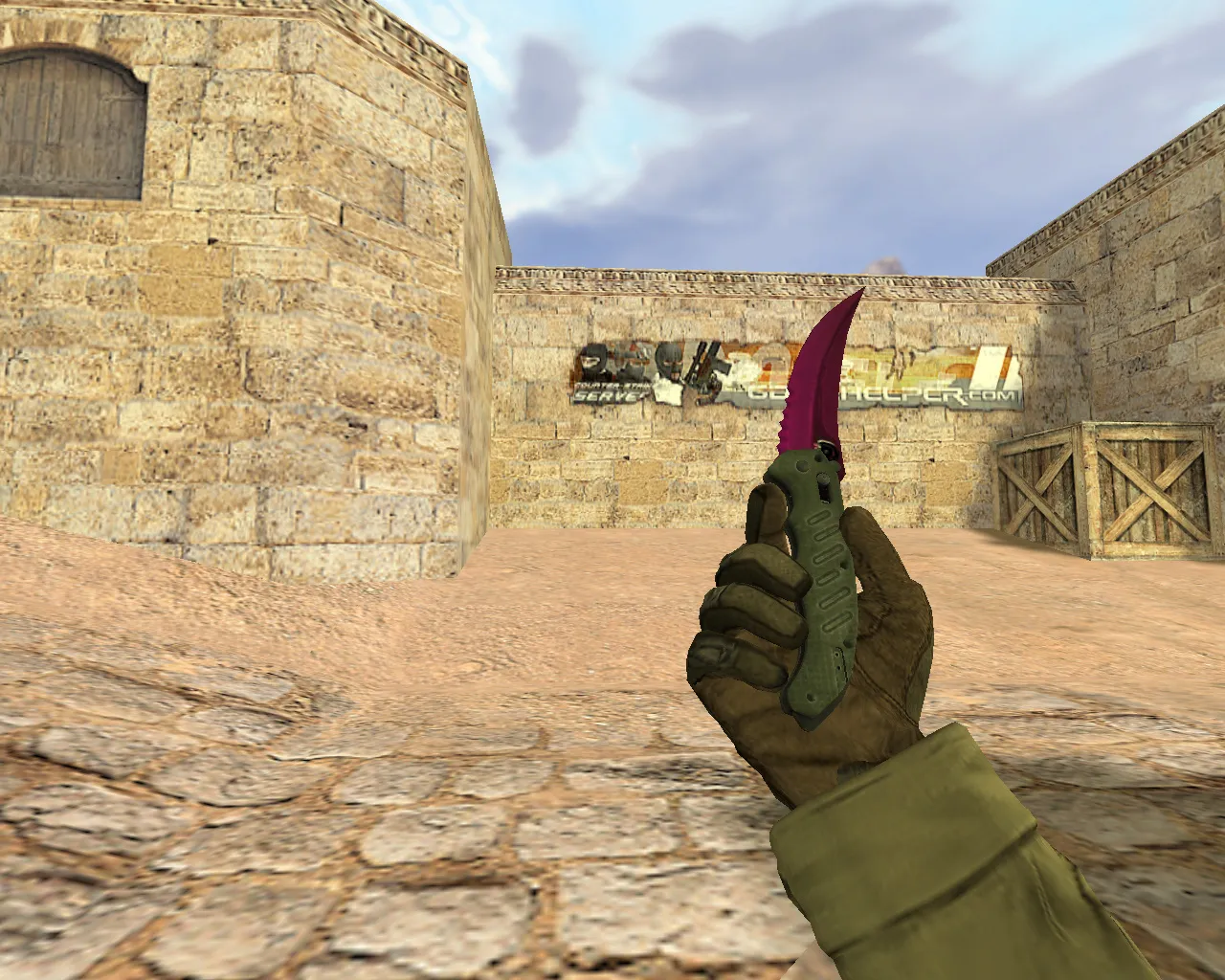 Скриншот v_складной нож ультрафиолет для cs 1.6: p_ w_ модели, звуки, анимация осмотра, текстуры