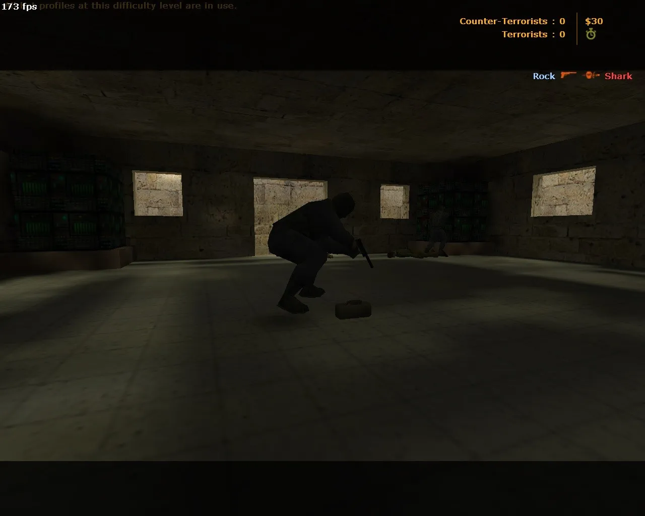 Скриншот  Карта de_dustywares для CS 1.6: точки, маршруты, .nav для ботов и оптимизация wpoly/epoly