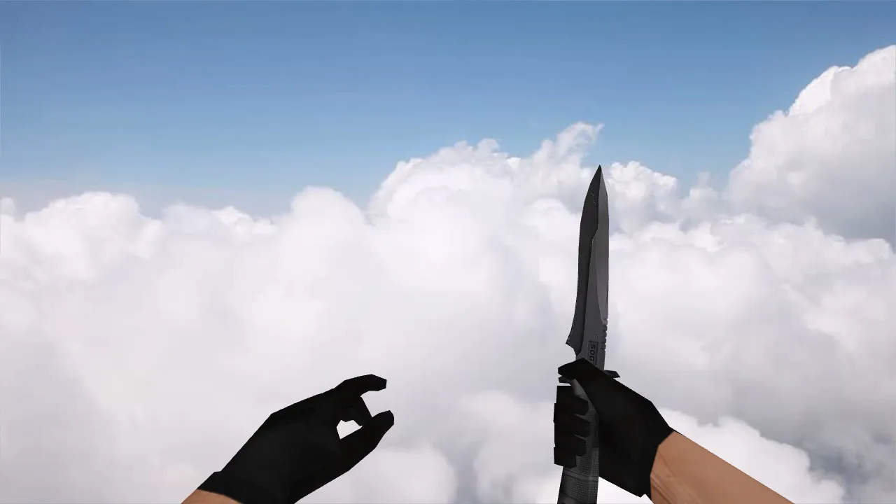 Скриншот  HD пак моделей оружия для CS 1.6: v_ п_, w_ модели, звуки, анимация осмотра и качество текстур