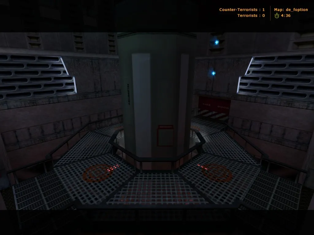 Скриншот  de_foption: карта для CS 1.6, точки, маршруты, .nav для ботов и оптимизация wpoly/epoly