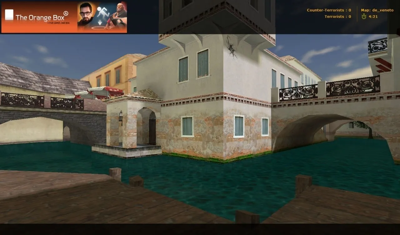 Скриншот Карта de_veneto для CS 1.6: Тактика и особенности