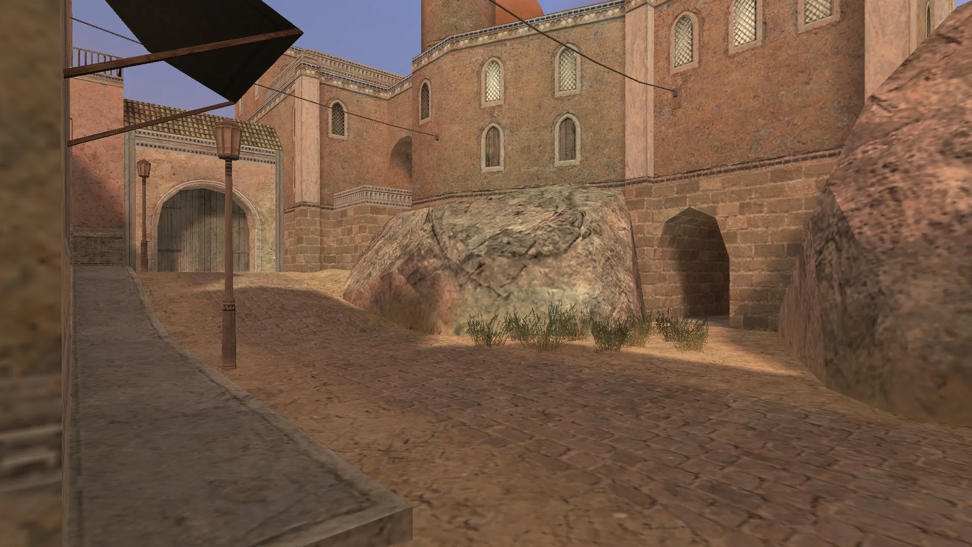 Скриншот  de_halla для CS 1.6: карта, точки, .nav для ботов, оптимизация wpoly/epoly