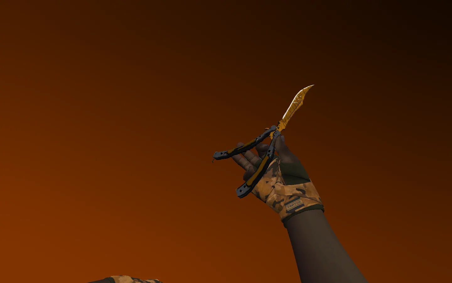 Скриншот  Пак с перчатками «Обмотки рук | Пустошь» для CS 1.6: v_ и p_ модели, звуки, анимация осмотра, текстуры