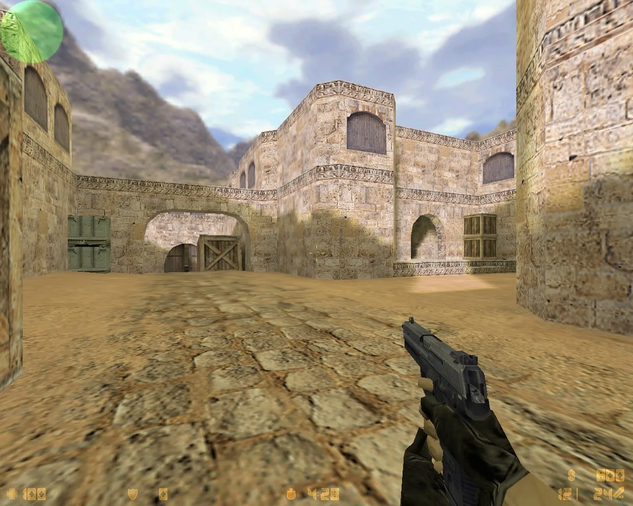 Скриншот  de_freedomp_dust — DE карта для CS 1.6: баланс сторон, точки, .nav и оптимизация wpoly/epoly