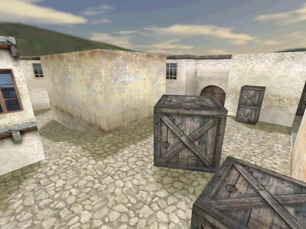 Скриншот Карта de_base для CS 1.6: баланс сторон, тактика точек, .nav для ботов и оптимизация wpoly/epoly